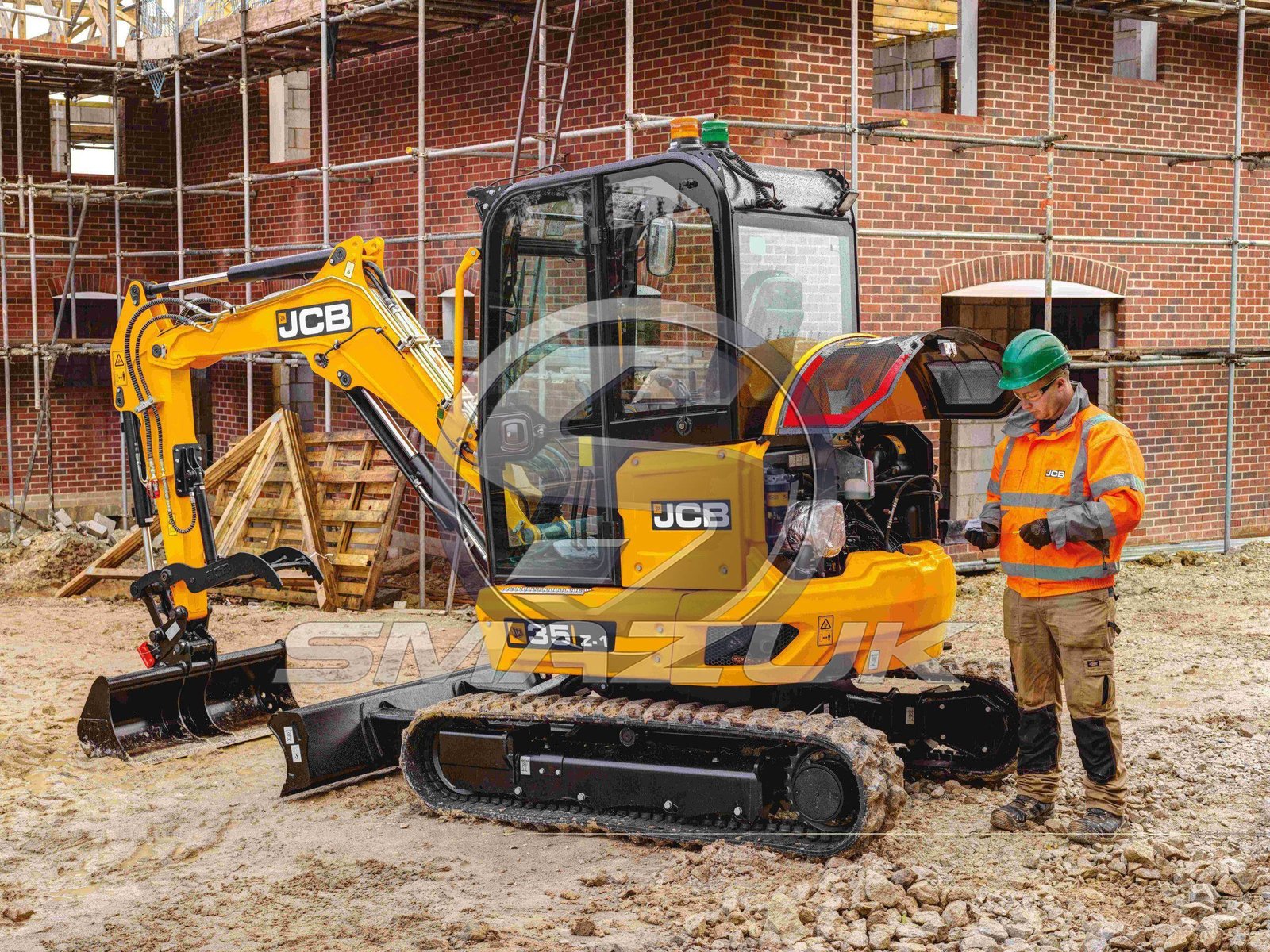 JCB 35Z-1 Mini Excavator Compact Construction Equipment